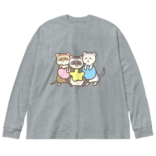 なかよしふぇれっとさん Big Long Sleeve T-Shirt