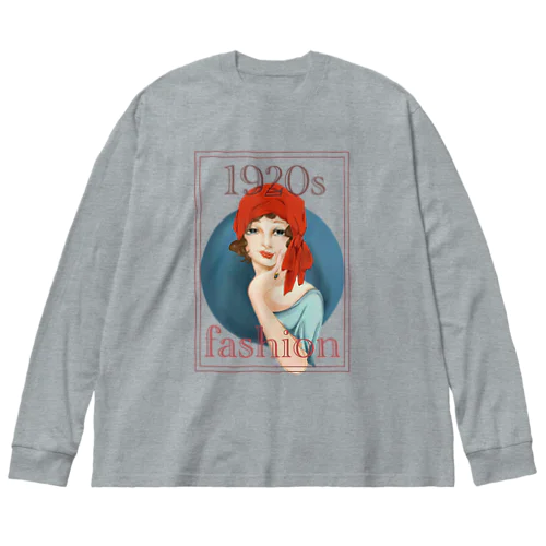 レトロガールなあの人 Big Long Sleeve T-Shirt