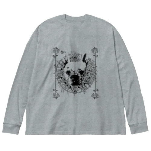 【BEN】French bulldog ビッグシルエットロングスリーブTシャツ