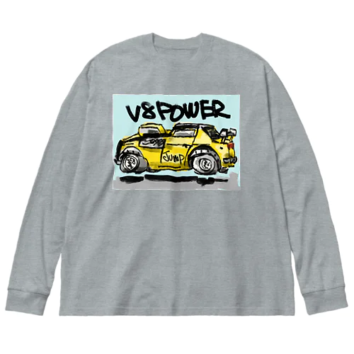 V8パワー ビッグシルエットロングスリーブTシャツ