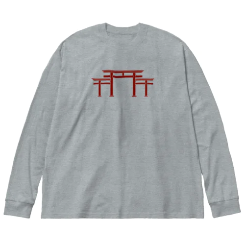 三ツ鳥居シリーズ Big Long Sleeve T-Shirt