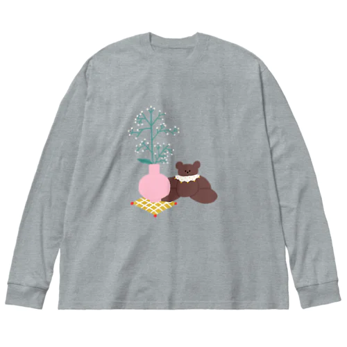 カスミソウとぬいぐるみ Big Long Sleeve T-Shirt