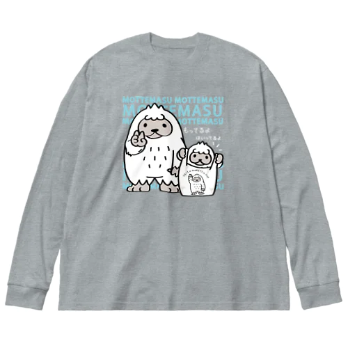 CT111 YETI is yeah*B*エコバッグもってます ビッグシルエットロングスリーブTシャツ