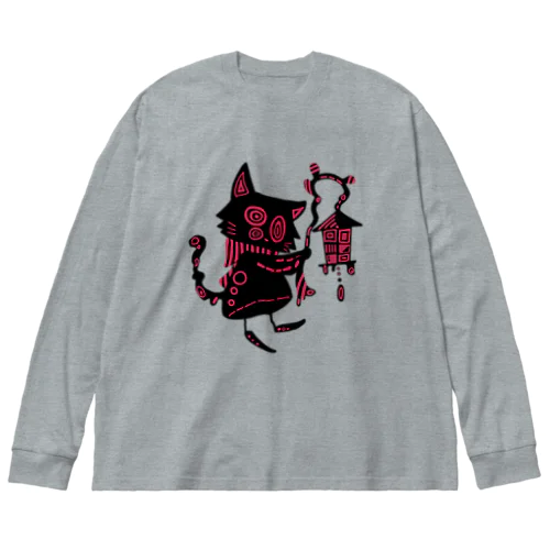 赤信号(猫) Big Long Sleeve T-Shirt