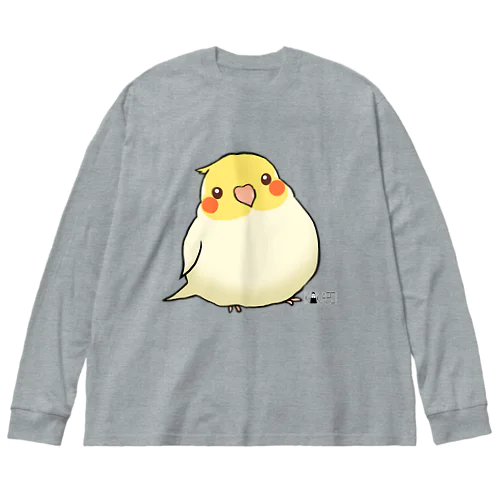 *KAKAPO*のふんわりオカメインコちゃん(るちの) Big Long Sleeve T-Shirt