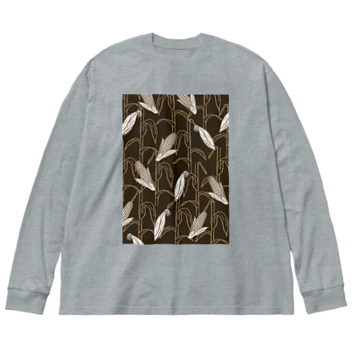 とうもろこし③ Big Long Sleeve T-Shirt