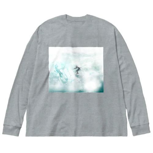 Catch the Wave ビッグシルエットロングスリーブTシャツ