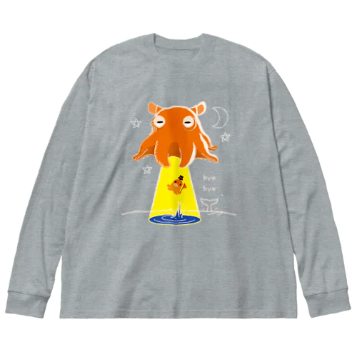 たこさんwinなーとメンダコUFO Big Long Sleeve T-Shirt