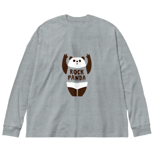 ロックパンダ　byサポパン ビッグシルエットロングスリーブTシャツ