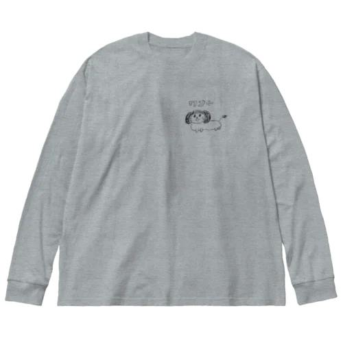 前髪犬 Big Long Sleeve T-Shirt