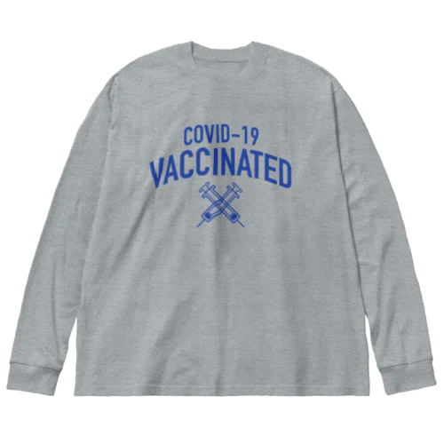 ワクチン接種済💉 ビッグシルエットロングスリーブTシャツ