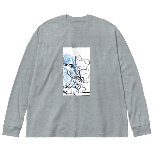 白昼夢 Big Long Sleeve T-Shirt