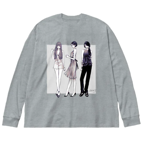 2016s 透過 Big Long Sleeve T-Shirt