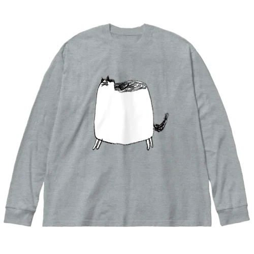 ぶくぶくねこ Big Long Sleeve T-Shirt