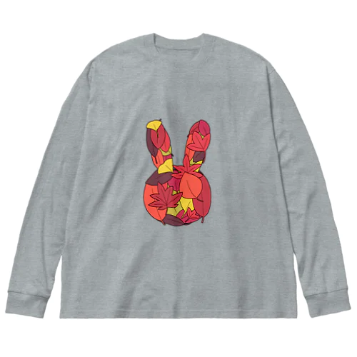 落ち葉うさぎ Big Long Sleeve T-Shirt