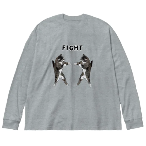 fight ビッグシルエットロングスリーブTシャツ