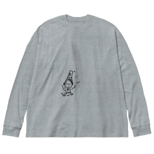 見習い魔法使い：落下 Big Long Sleeve T-Shirt