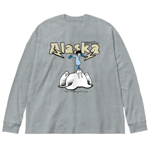 大村せつAlaska_04 ビッグシルエットロングスリーブTシャツ