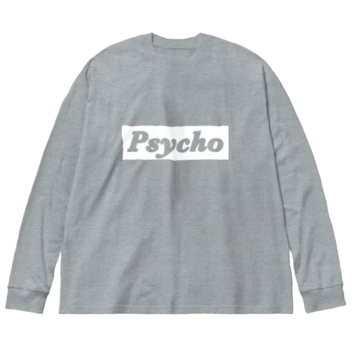 Psycho Whiteシリーズ ビッグシルエットロングスリーブTシャツ