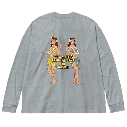 Hula Sisters Big Long Sleeve T-Shirt