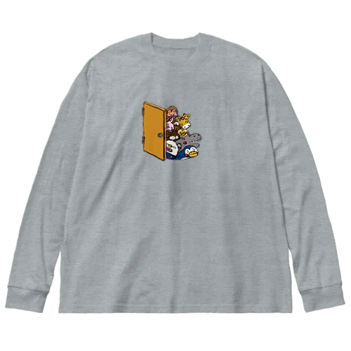 扉の中からこんにちは！ Big Long Sleeve T-Shirt