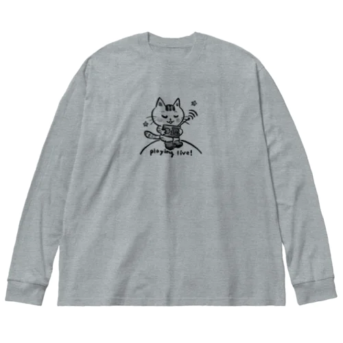 味のりにゃんぴー Big Long Sleeve T-Shirt