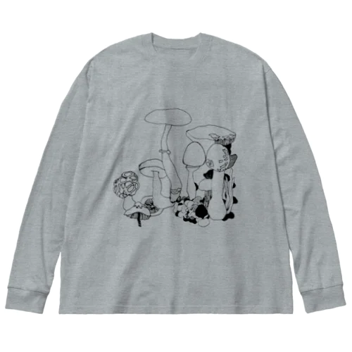 キノコレ ビッグシルエットロングスリーブTシャツ