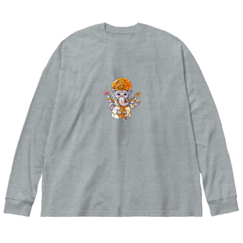 ガネーシャ Big Long Sleeve T-Shirt