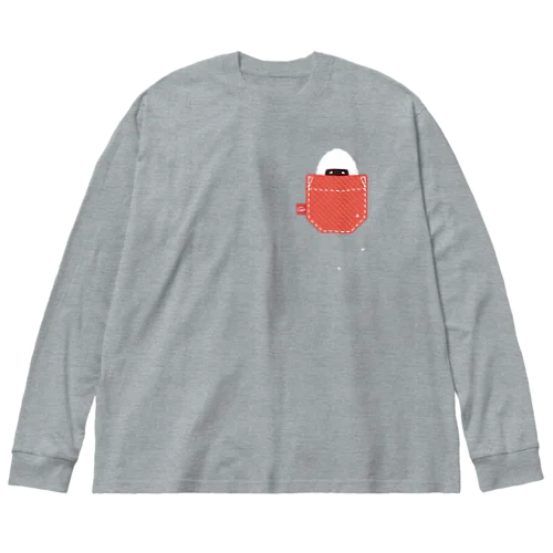 🍙おにぎりと一緒　*ポケット🍙 Big Long Sleeve T-Shirt