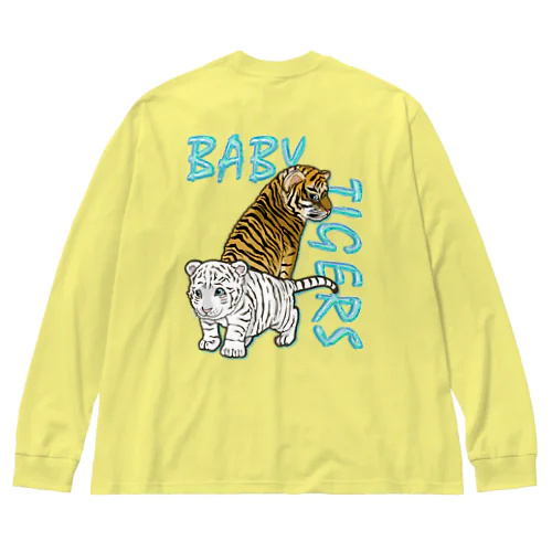 BABY TIGERS　バックプリント ビッグシルエットロングスリーブTシャツ