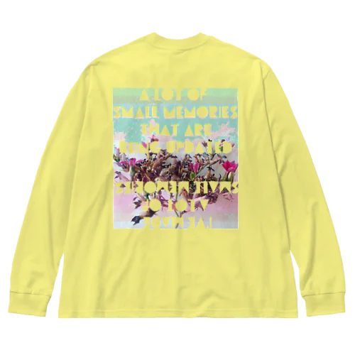 ハーフハーフ Big Long Sleeve T-Shirt