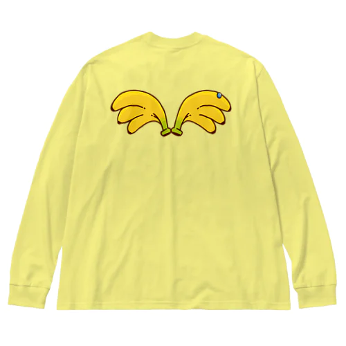 バックプリント　バナナ天使！ Big Long Sleeve T-Shirt