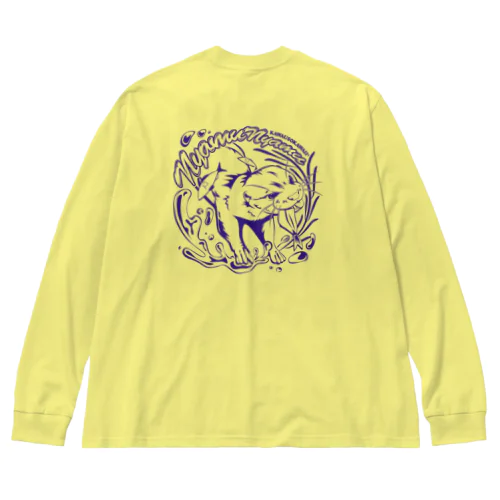 𝙎𝙩𝙧𝙚𝙚𝙩 𝙆𝙖𝙬𝙖𝙪𝙨𝙤 - 𝙎𝙥𝙡𝙖𝙨𝙝 - Big Long Sleeve T-Shirt