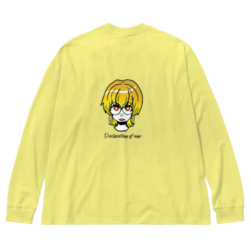 宣戦布告ちゃん ビッグシルエットロングスリーブTシャツ