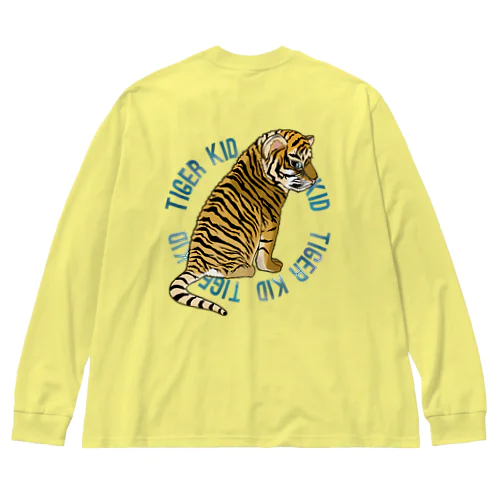 Tiger Kid (虎の仔)　バックプリント ビッグシルエットロングスリーブTシャツ