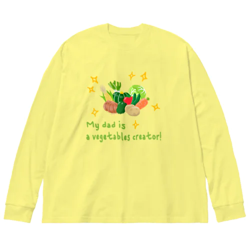 パパはクリエイター Big Long Sleeve T-Shirt