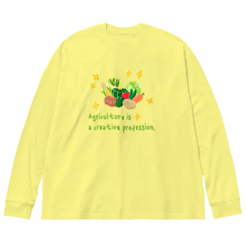 農業はクリエイティブ Big Long Sleeve T-Shirt