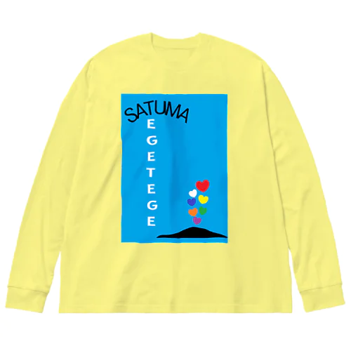 SATUMA♪♪ Big Long Sleeve T-Shirt