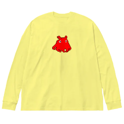 メンダコさんドットバージョン Big Long Sleeve T-Shirt