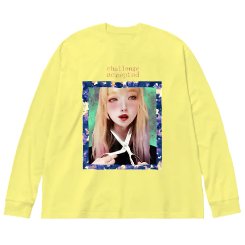 ハサミシリーズ Big Long Sleeve T-Shirt