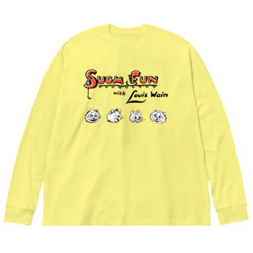 ルイス・ウェインの「Such Fun」 ビッグシルエットロングスリーブTシャツ