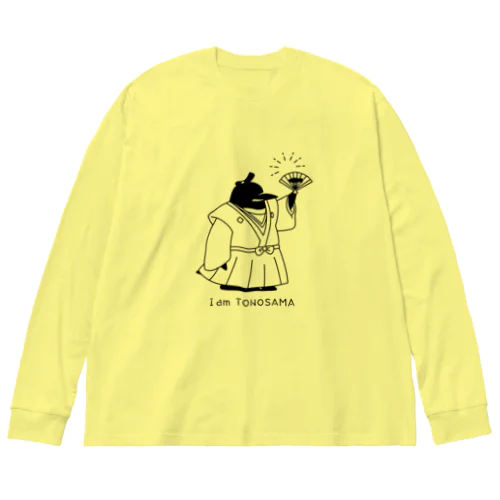 殿様ペンギン(黒) Big Long Sleeve T-Shirt