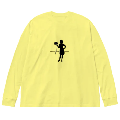 馬鹿は死んでも治らない(黒) Big Long Sleeve T-Shirt