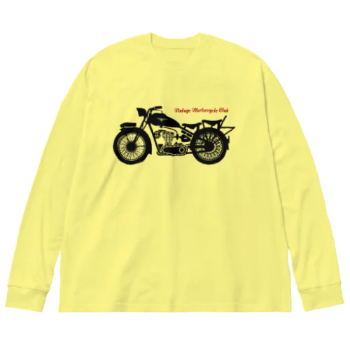 VINTAGE MOTORCYCLE CLUB ビッグシルエットロングスリーブTシャツ