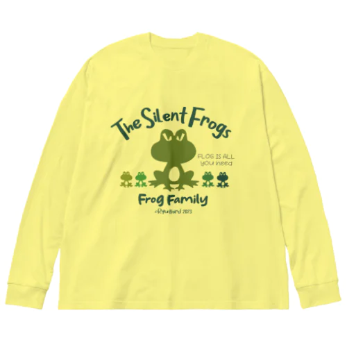 沈默の蛙 Big Long Sleeve T-Shirt