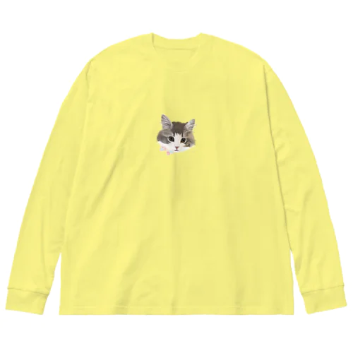 ねこのティナさん ビッグシルエットロングスリーブTシャツ