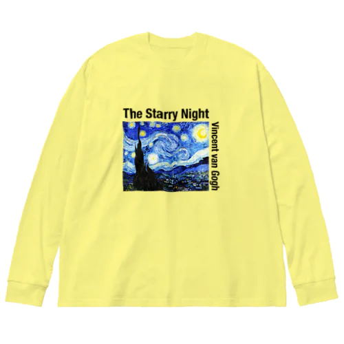 ゴッホの星月夜 Tシャツ Big Long Sleeve T-Shirt