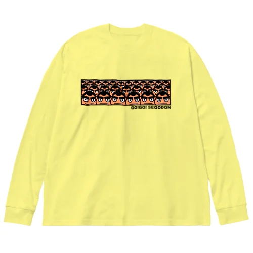 西郷どん いっぱい GO!GO!SEGODON Big Long Sleeve T-Shirt