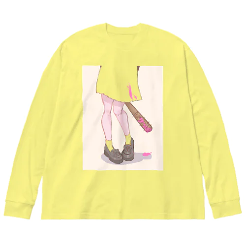 喧嘩上達 Big Long Sleeve T-Shirt