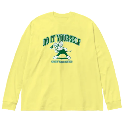 Do it yourself（ネズミ🐭） Big Long Sleeve T-Shirt